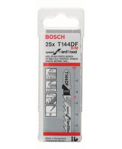 BOSCH Brzeszczot do wyrzynarek T 144 DF Speed for Hard Wood