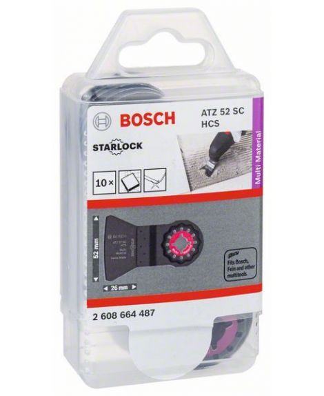 BOSCH RB — 10 SZT. ATZ 52 SC, sztywny 52 x 26 mm