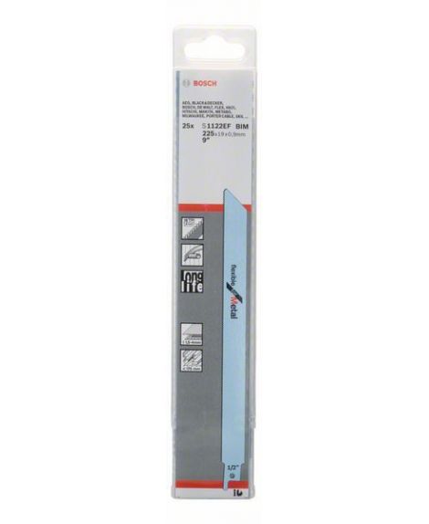 BOSCH Brzeszczot do piły szablastej S 1122 EF Flexible for Metal