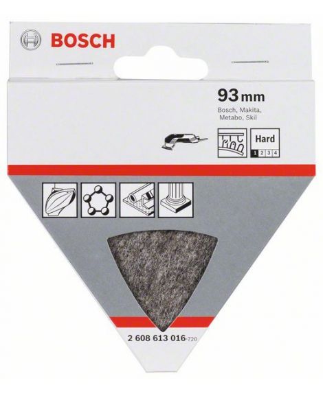 BOSCH Filc polerski twarde, 93 mm