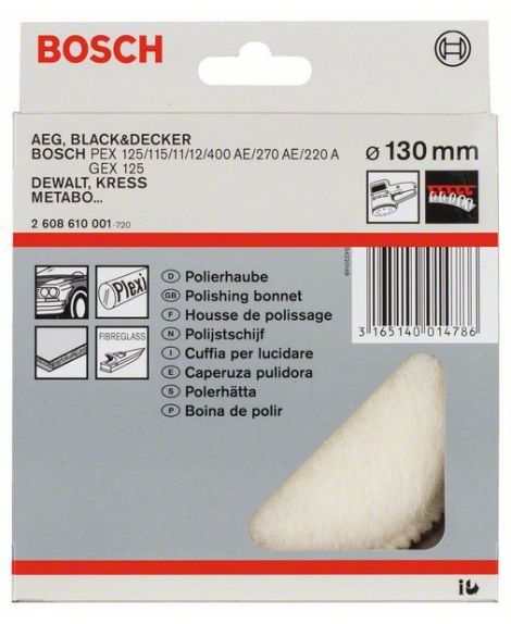 BOSCH Pokrywa z wełny jagnięcej 130 mm