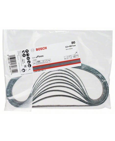 BOSCH Taśma szlifierska Y580 13 x 457 mm, 80