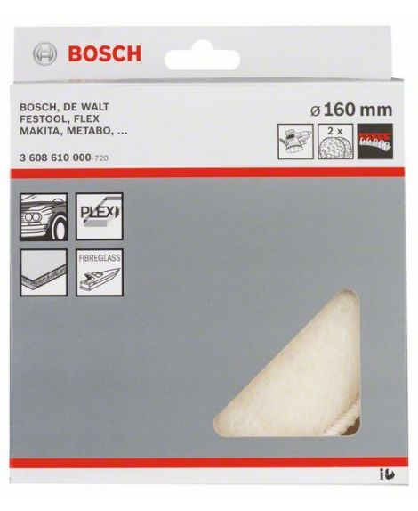 BOSCH Pokrywa z wełny jagnięcej 160 mm