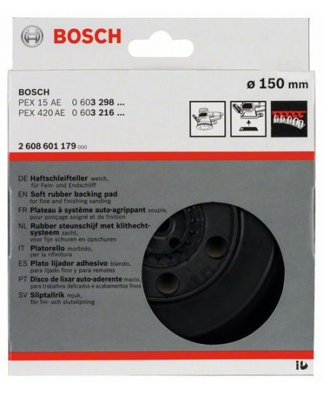 BOSCH Talerze szlifierskie miękki, 150 mm