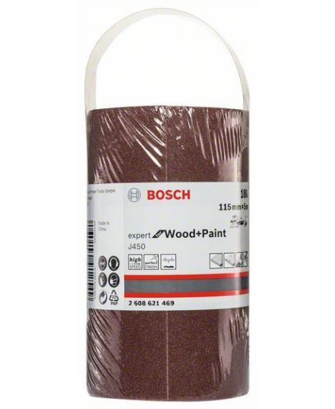 BOSCH J450 Expert for Wood and Paint, 115 mm x 5 m, G180 115mm X 5m, G180