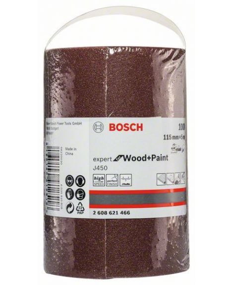 BOSCH J450 Expert for Wood and Paint, 115 mm x 5 m, G120 115mm X 5m, G120