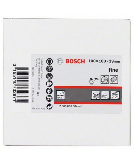 BOSCH Wałek do szlifowania lameli z włókniną 19 mm, drobny, 100 mm, 100 mm