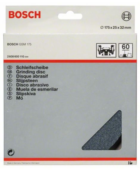 BOSCH Tarcza szlifierska do szlifierek podwójnych 175 mm, 32 mm, 60