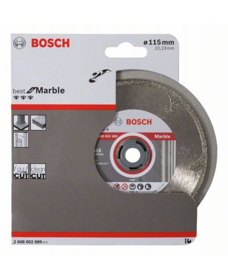 BOSCH Diamentowa tarcza tnąca Best for Marble 115 x 22,23 x 2,2 x 3 mm