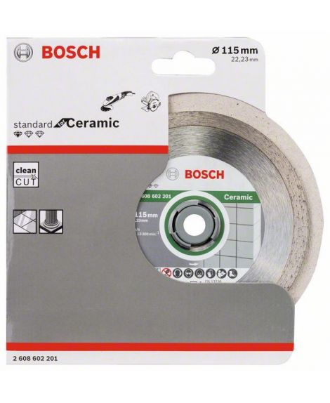 BOSCH Diamentowa tarcza tnąca Standard for Ceramic 115 x 22,23 x 1,6 x 7 mm