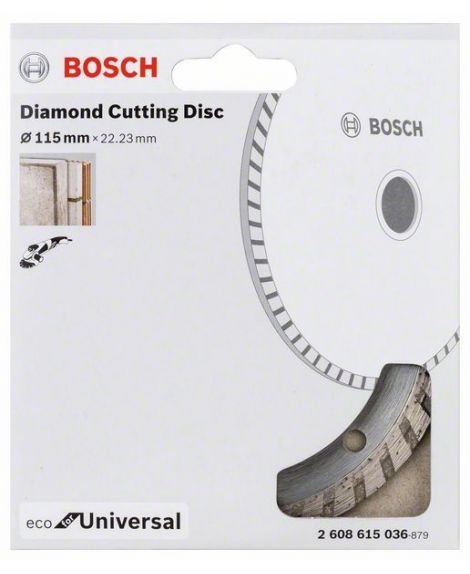 BOSCH Diamentowa tarcza tnąca ECO for Universal 115x22.23x2.0x7