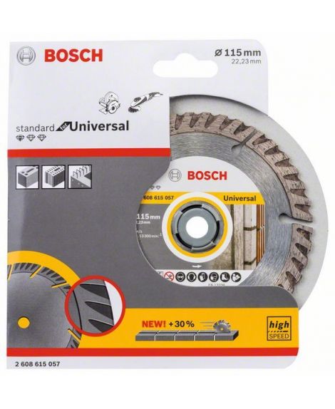 BOSCH Diamentowa tarcza tnąca Standard for Universal 115 x 22,23 115x22.23x2x10