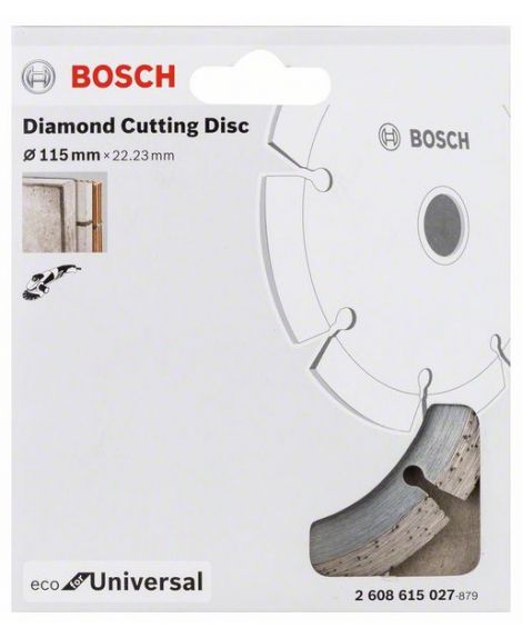 BOSCH Diamentowa tarcza tnąca ECO for Universal 115x22.23x2.0x7mm