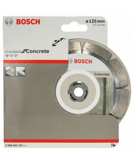 BOSCH Diamentowa tarcza tnąca Standard for Concrete 125 x 22,23 x 1,6 x 10 mm