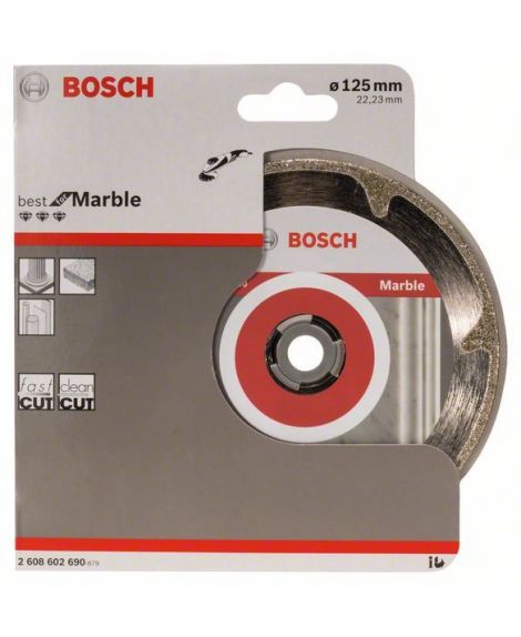 BOSCH Diamentowa tarcza tnąca Best for Marble 125 x 22,23 x 2,2 x 3 mm