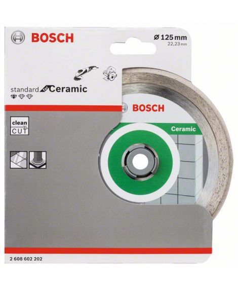 BOSCH Diamentowa tarcza tnąca Standard for Ceramic 125 x 22,23 x 1,6 x 7 mm