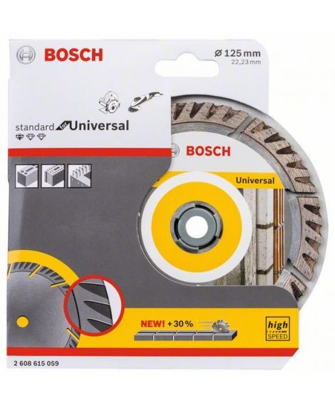 BOSCH Diamentowa tarcza tnąca Standard for Universal 125 x 22,23 125x22.23x2x10