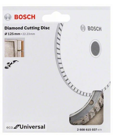 BOSCH Diamentowa tarcza tnąca ECO for Universal 125x22.23x2.4x7