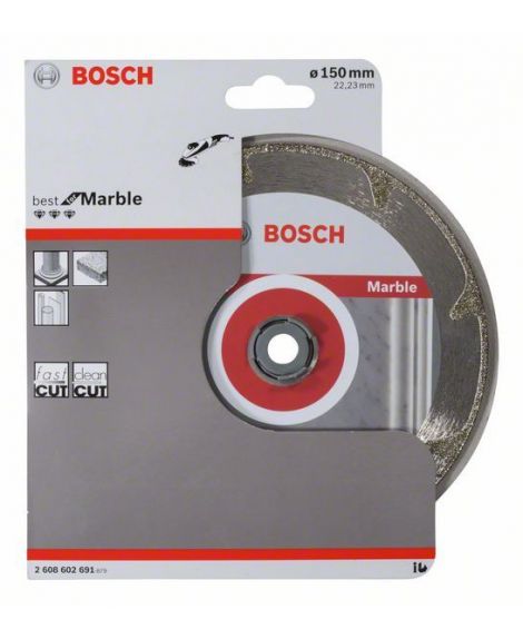 BOSCH Diamentowa tarcza tnąca Best for Marble 150 x 22,23 x 2,2 x 3 mm