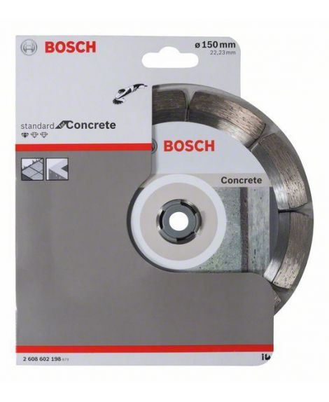 BOSCH Diamentowa tarcza tnąca Standard for Concrete 150 x 22,23 x 2 x 10 mm