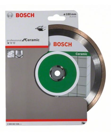 BOSCH Diamentowa tarcza tnąca Standard for Ceramic 180 x 25,40 x 1,6 x 7 mm