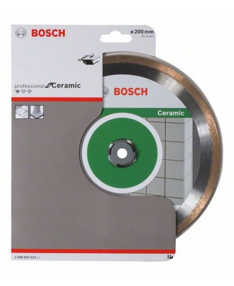 BOSCH Diamentowa tarcza tnąca Standard for Ceramic 200 x 25,40 x 1,6 x 7 mm