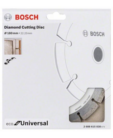 BOSCH Diamentowa tarcza tnąca ECO for Universal 180x22.23x2.2x7