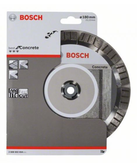 BOSCH Diamentowa tarcza tnąca Best for Concrete 180 x 22,23 x 2,4 x 12 mm