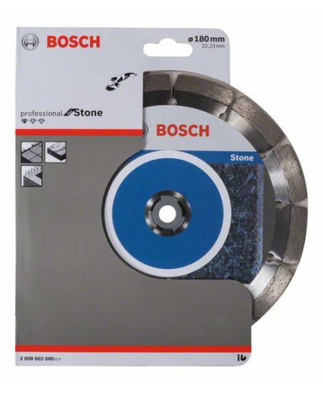 BOSCH Diamentowa tarcza tnąca Standard for Stone 180 x 22,23 x 2 x 10 mm