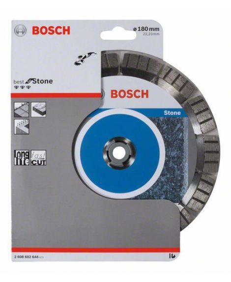 BOSCH Diamentowa tarcza tnąca Best for Stone 180 x 22,23 x 2,4 x 12 mm