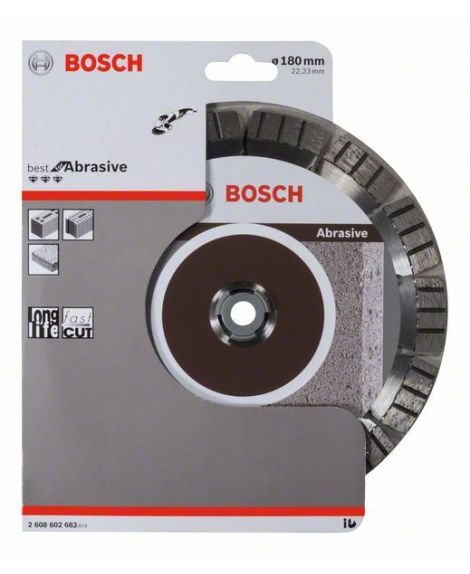 BOSCH Diamentowa tarcza tnąca Best for Abrasive 180 x 22,23 x 2,4 x 12 mm