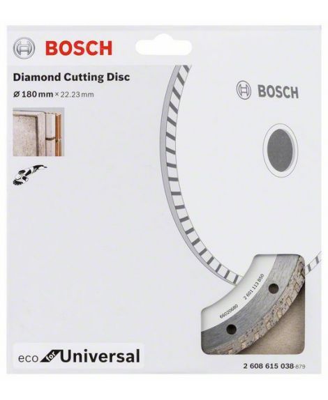 BOSCH Diamentowa tarcza tnąca ECO for Universal 180x22.23x2.6x7