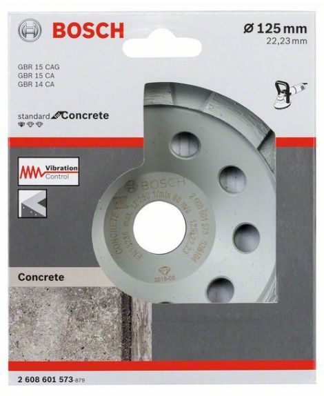 BOSCH Diamentowa tarcza garnkowa Standard for Concrete 125 x 22,23 x 5