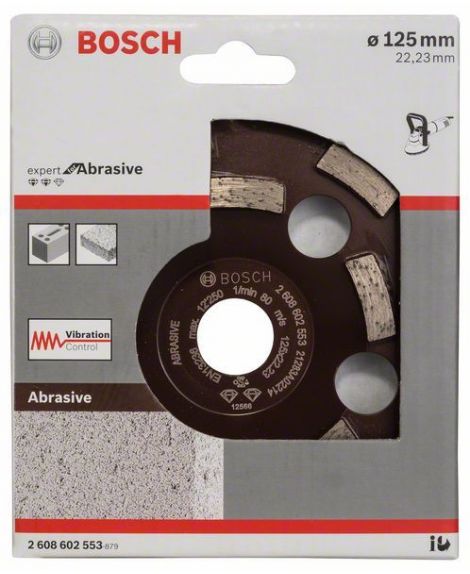 BOSCH Diamentowa tarcza garnkowa Expert for Abrasive 125 x 22,23 x 4,5 mm