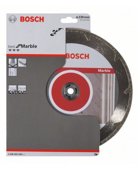 BOSCH Diamentowa tarcza tnąca Best for Marble 230 x 22,23 x 2,2 x 3 mm