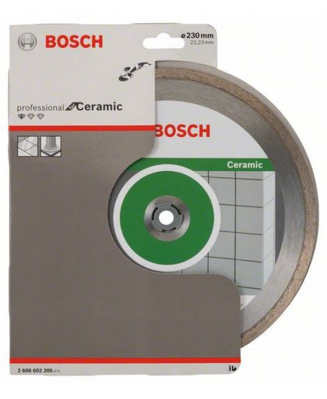 BOSCH Diamentowa tarcza tnąca Standard for Ceramic 230 x 22,23 x 1,6 x 7 mm