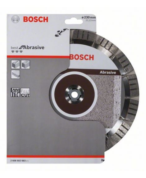 BOSCH Diamentowa tarcza tnąca Best for Abrasive 230 x 22,23 x 2,4 x 15 mm