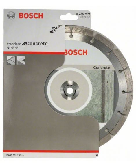 BOSCH Diamentowa tarcza tnąca Standard for Concrete 230 x 22,23 x 2,3 x 10 mm