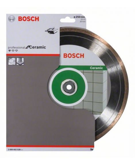 BOSCH Diamentowa tarcza tnąca Standard for Ceramic 250 x 30+25,40 x 1,6 x 7 mm