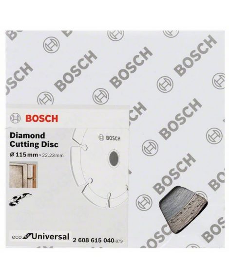 BOSCH Diamentowa tarcza tnąca ECO for Universal 115.x22.23x2.0x7