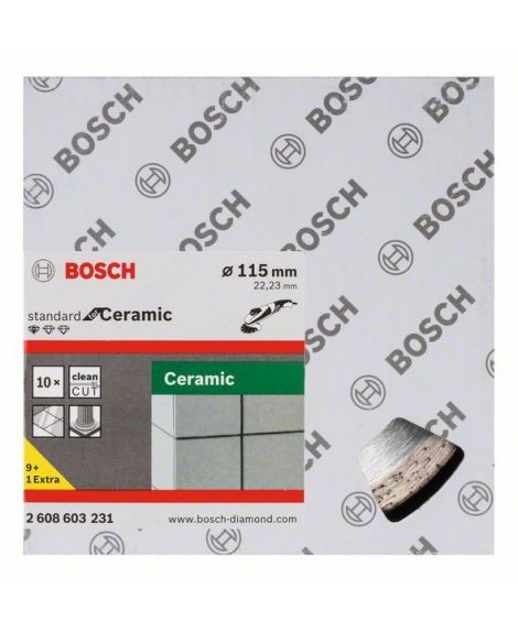 BOSCH Diamentowa tarcza tnąca Standard for Ceramic 115 x 22,23 x 1,6 x 7 mm