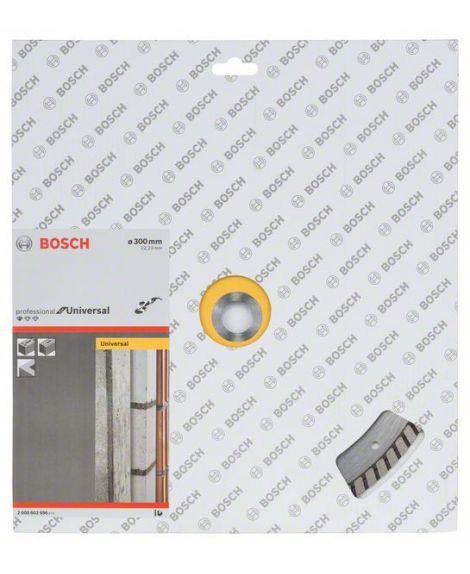 BOSCH Diamentowa tarcza tnąca Standard for Universal Turbo 300 x 22,23 x 3 x 10 mm