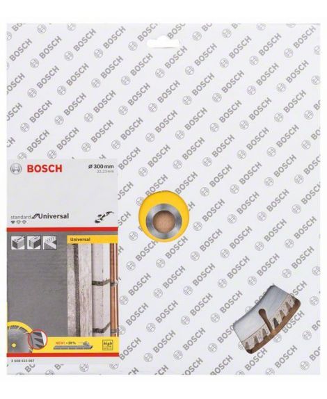 BOSCH Diamentowa tarcza tnąca Standard for Universal 300 x 22,23 300x22.23x3.3x10mm