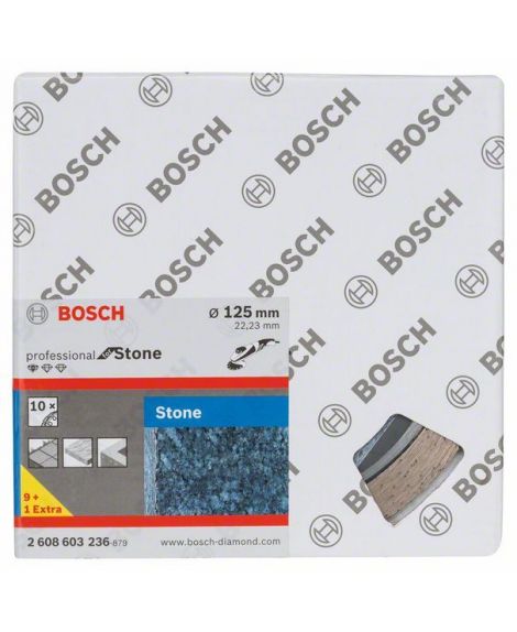 BOSCH Diamentowa tarcza tnąca Standard for Stone 125 x 22,23 x 1,6 x 10 mm