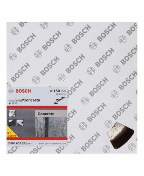 BOSCH Diamentowa tarcza tnąca Standard for Concrete 150 x 22,23 x 2 x 10 mm