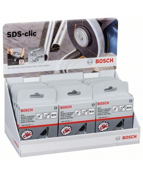 BOSCH Nakrętka szybkomocująca SDS clic, display (15 szt.)