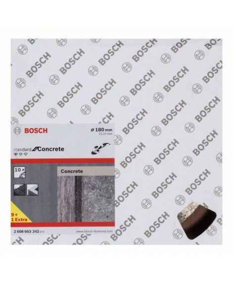 BOSCH Diamentowa tarcza tnąca Standard for Concrete 180 x 22,23 x 2 x 10 mm