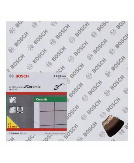 BOSCH Diamentowa tarcza tnąca Standard for Ceramic 180 x 22,23 x 1,6 x 7 mm