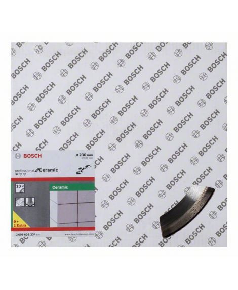 BOSCH Diamentowa tarcza tnąca Standard for Ceramic 230 x 22,23 x 1,6 x 7 mm