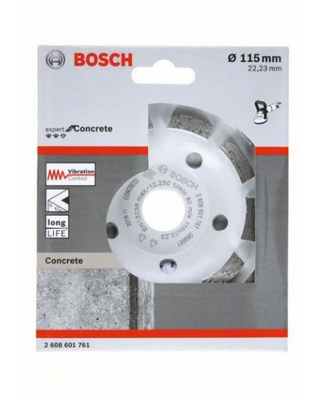 BOSCH Diamentowa tarcza garnkowa Expert for Concrete o długiej żywotności 115 x 22,23 x 5 mm